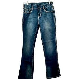 Cowgirl Tuff Jeans: “Don’t Fence Me In”, Size 28